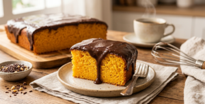 🥕 O Melhor Bolo de Cenoura da Sua Vida! (Com Cobertura Crocante) 🍫✨