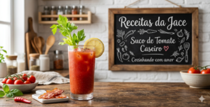 Suco de Tomate Caseiro e Refrescante 🍅🥤🌿