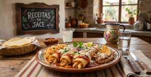 Enchiladas de Frango Caseiras 🍗🧀🍅