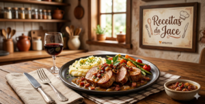 Mignon Suíno com Molho de Bacon 🐷🥓🍽️