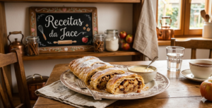 Strudel de Maçã Tradicional (Apfelstrudel) 🍎🥨✨
