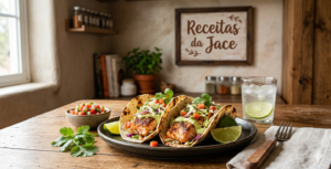 Taco de Salmão Refrescante 🌮🐟🍋