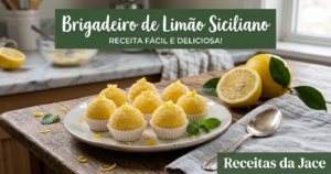 🍋 Brigadeiro Gourmet de Limão Siciliano: A Combinação Perfeita de Creamy e Cítrico