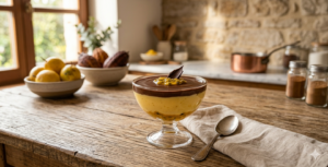 Mousse de Maracujá com Chocolate que vai conquistar você!