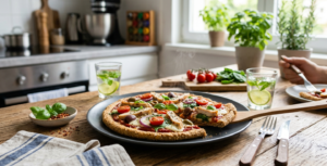 Pizza de Frigideira Fit