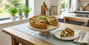 Torta Proteica Fitness de Atum e Espinafre